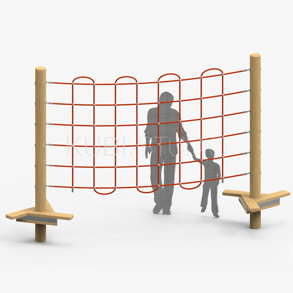 Вертикальная сетка для детской площадки